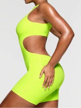 SKIMS Fits Everybody High Neck Cut Out Onesie Size XS